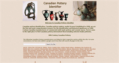 Desktop Screenshot of canadianpotteryidentifier.com